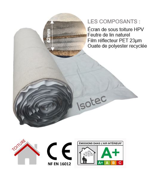 L'Isolant Mince se Pose en Toitures, Combles et Murs - ISOTEC